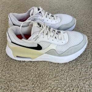 Nike Air Max White and Gray Shoes